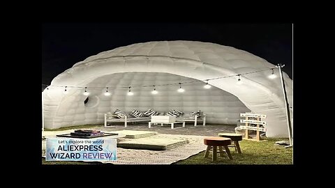 Portable White LED Lighting Inflatable Igloo Dome Tent Marquee Canopy Shelter Review