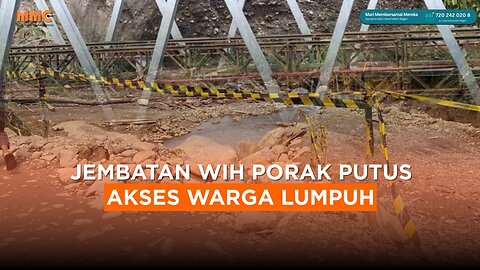 Jembatan Wih Porak Putus, Akses Warga Lumpuh | Liputan Bencana