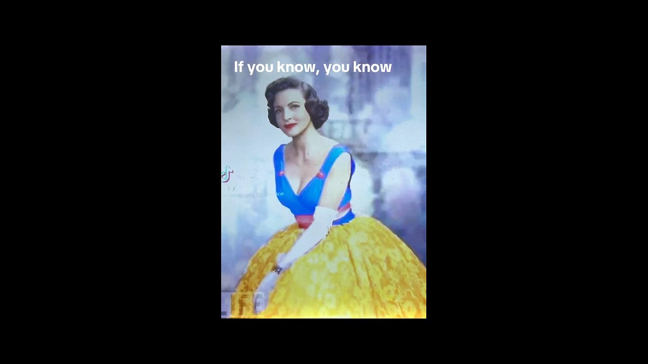 Betty White again if you know you know