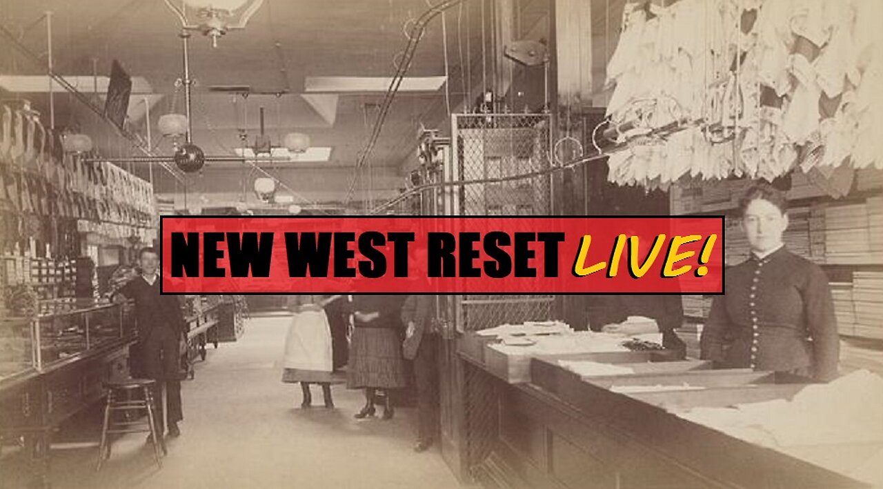 Glass Plate Negative Collection of Edwin Peabody: New West Reset LIVE! 102 #reset #oldworld