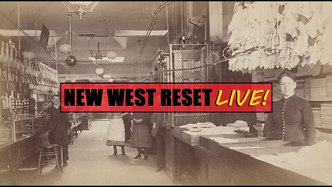 Glass Plate Negative Collection of Edwin Peabody: New West Reset LIVE! 102 #reset #oldworld