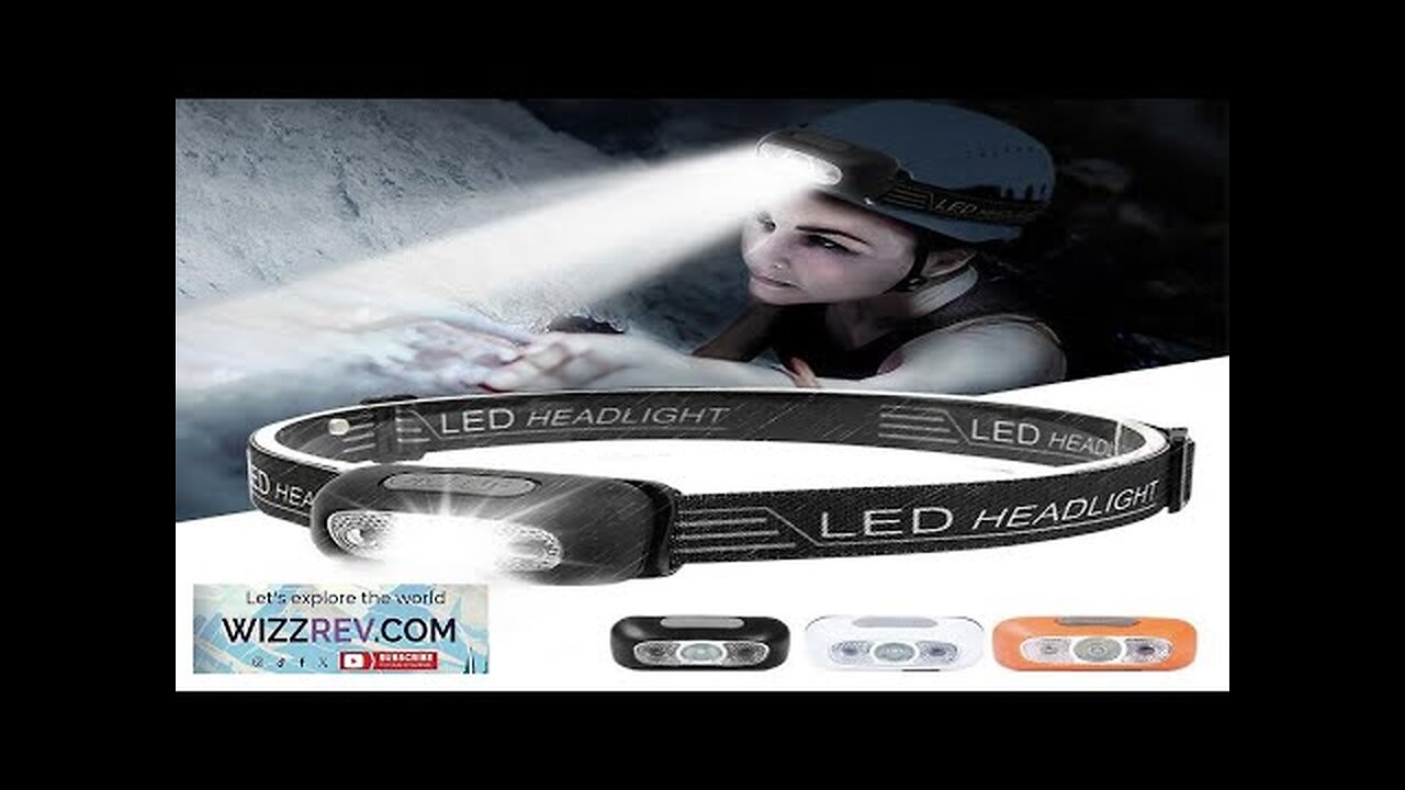 Outdoor Intelligent Sensing Headlight USB Charging Strong Bald Headlight LED Night Fishing Review