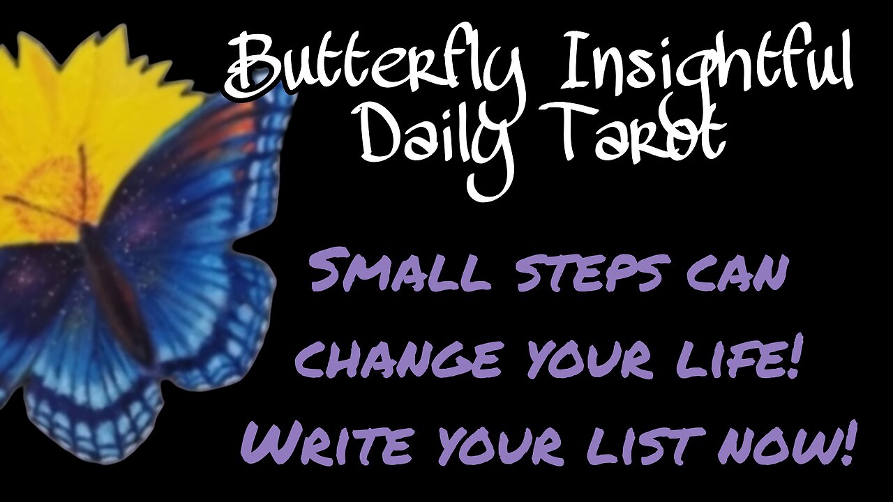 Butterfly Insightful Daily Tarot - there's only one you!