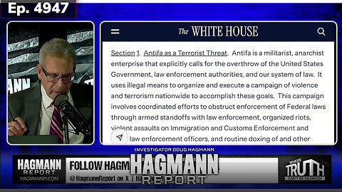 Ep. 4947: Report of Investigation: Identifying the Sources of Internal Insurrection, Funding and Agenda | October 14, 2025