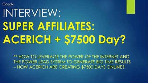 Affiliate Marketing For Beginners Ep. 50 - $7500.00 In A Day