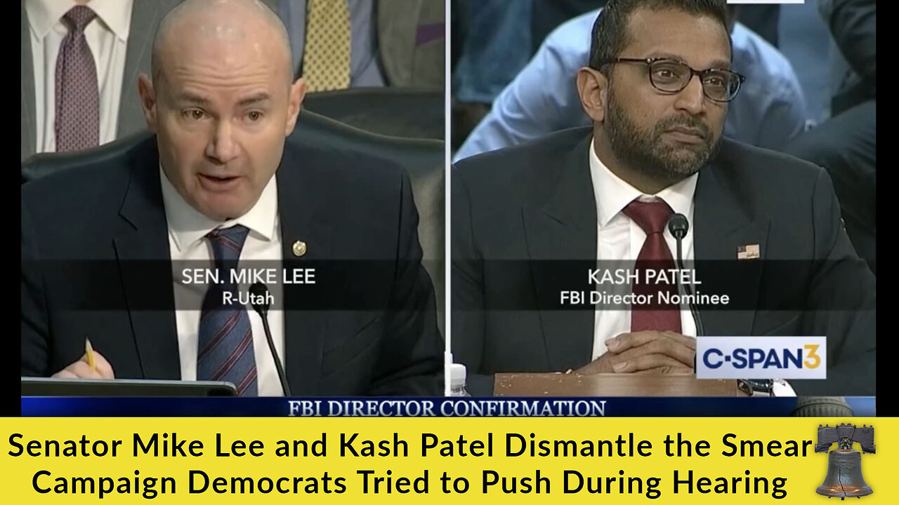 Senator Mike Lee and Kash Patel Dismantle the Smear Campaign Democrats Tried to Push During Hearing