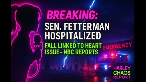 BREAKING: Sen. John Fetterman HOSPITALIZED After Fall