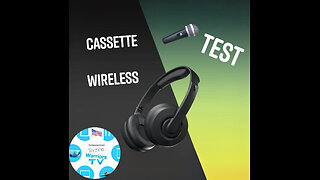 Skullcandy cassette wireless mic test