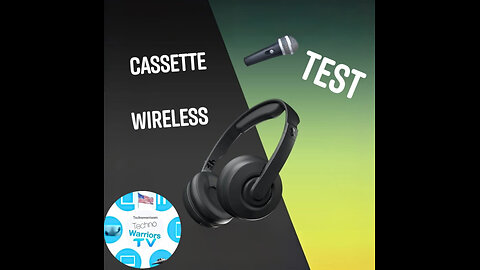 Skullcandy cassette wireless mic test