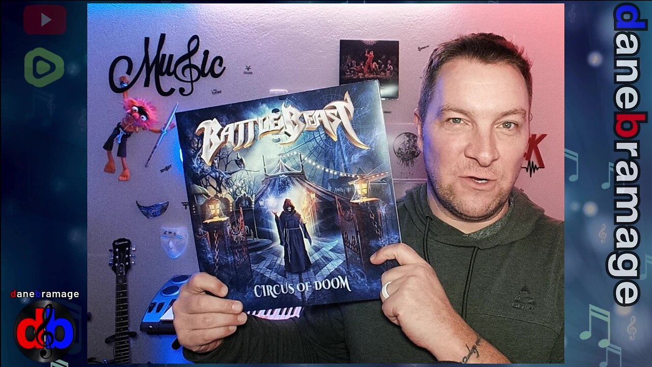 DaneBramage ROCKS Vinyl unboxing of Battle Beast 🇫🇮 Circus Of Doom