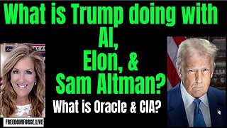 Melissa Redpill HUGE Intel Jan 24: "What is Trump doing with AI, Elon, & Sam Altman?"