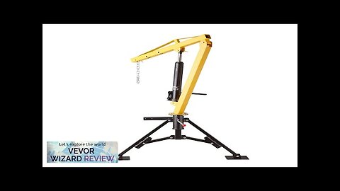 VEVOR Hydraulic Pickup Truck Crane 1000 lbs Capacity 360° Swivel Hitch Mounted Review