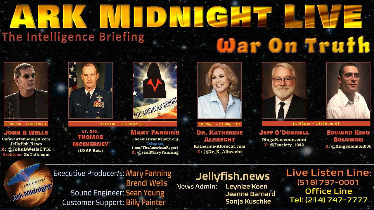 The Intelligence Briefing /War on Truth - John B Wells LIVE