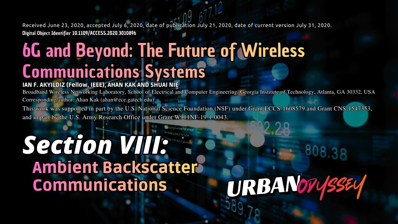 6G White Paper (Pt. 8): Ambient Backscatter Communications