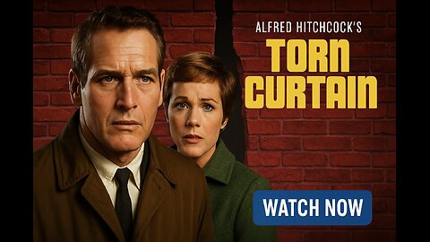 Torn Curtain (1966) | Hitchcock Thriller with Paul Newman & Julie Andrews | Full Movie
