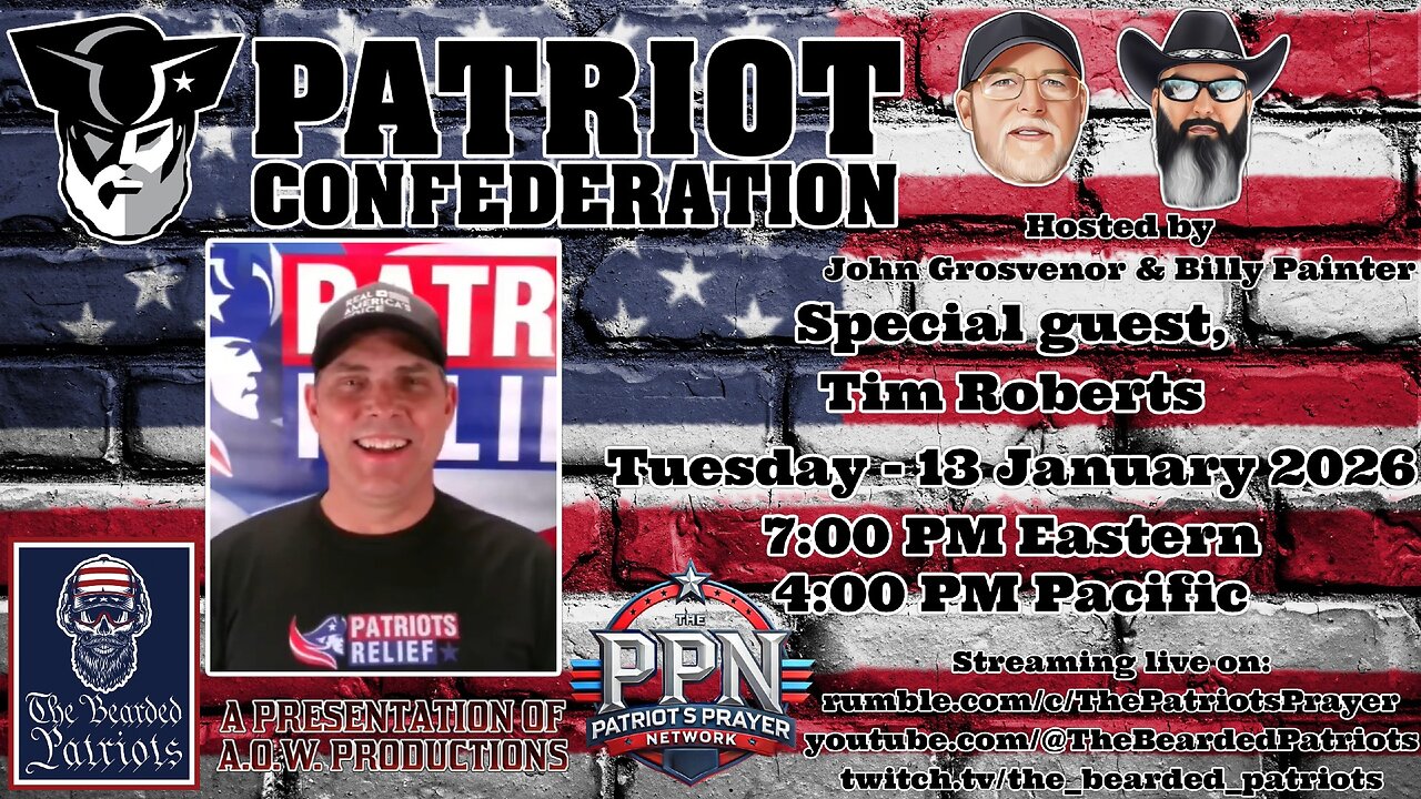 Patriot Confederation - Tim Roberts Interview (January 13, 2026)