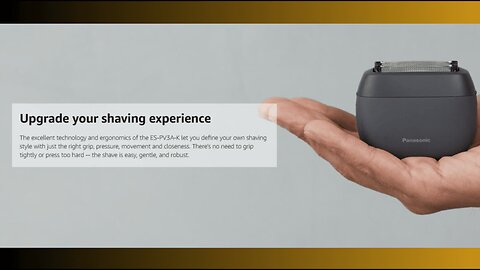 Panasonic ARC5 Palm-Sized Electric Shaver, Handheld Luxury