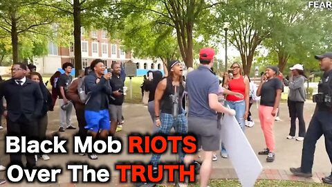 Black Mob ATTACKS Conservatives On Campus 