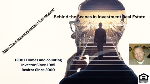 Behind the Scenes in Investment Real Estate Episode 1