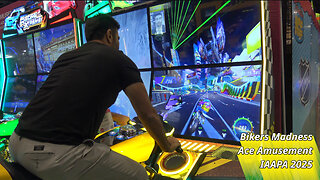 Bikers Madness Is Ace Amusement's Entry In Arcade Motorcycle Racers