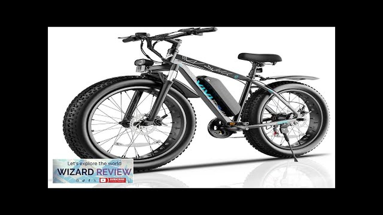 Vivi F26FUL Electric Bike Peak 1000W 26" x 4.0 Fat Tire Electric Review