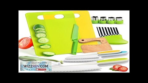 13 Pieces Montessori Kitchen Tools for Toddlers-Kids Cooking Sets Real-Toddler Safe Knives Review