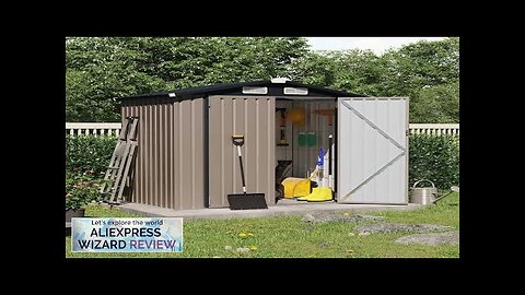 Lawn Garden Shed Patio Tools Outside Sheds & Outdoor Storage Galvanized Steel Review