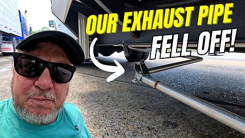 RV Squeezed, Parts Falling Off, Roads Closed… What a Trip!