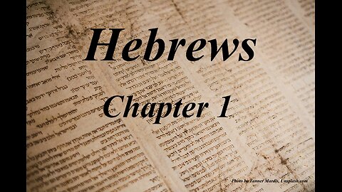Hebrews Chapter 1 | KJV