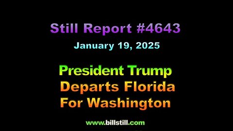 President Trump Departs Florida for Washington, 4643