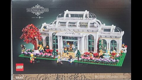 Unboxing & Building Lego 21353 The Botanical Garden-Part 2