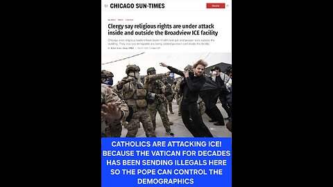 Catholics attacking ICE