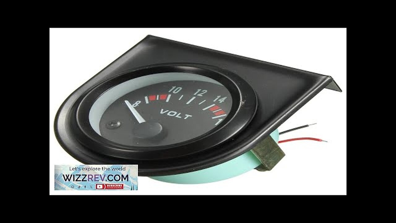 Green Shell 2 52mm Car Voltage Gauge Voltmeter Universal Pointer Voltmeter Automotive Review