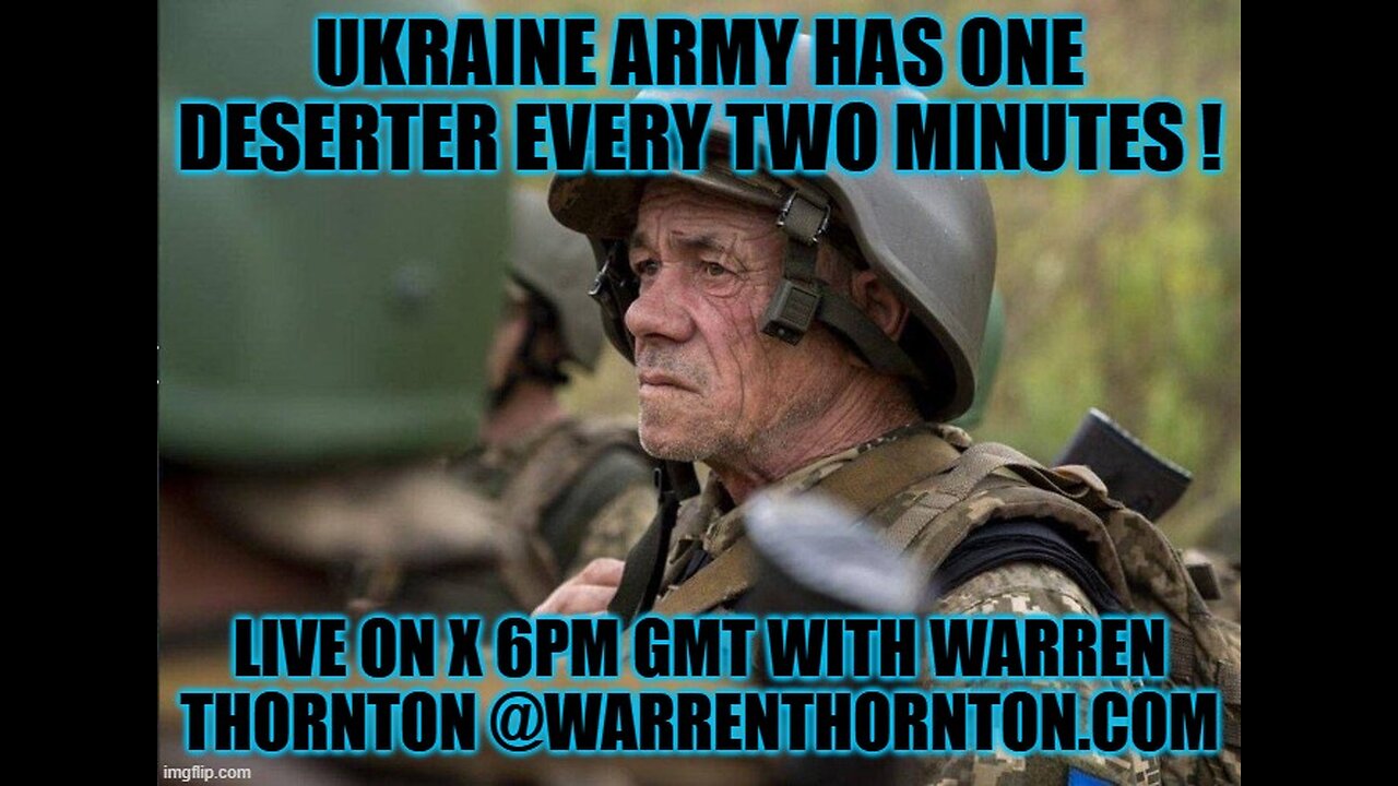 ONE UKRAINIAN SOLDIER DESERTS EVERY TWO MINUTES