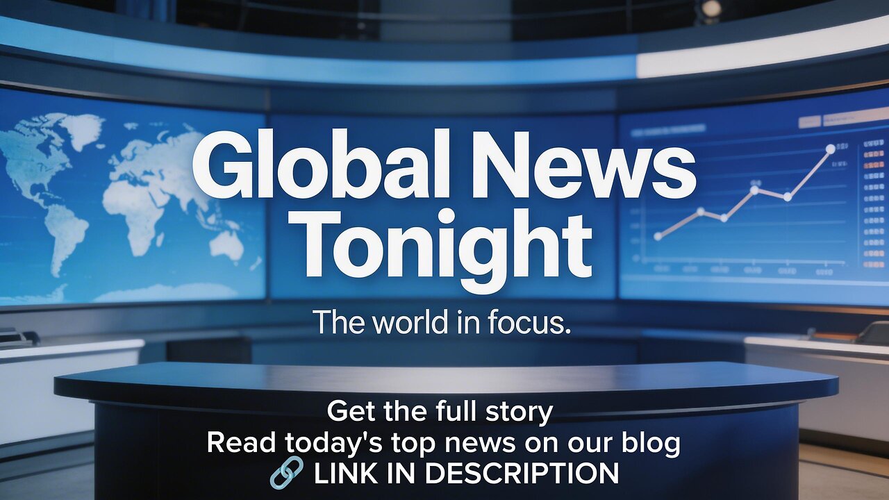 Global News Tonight — 24/7 World Coverage 🌍