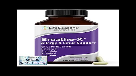 Breathe-X Allergy & Sinus Relief Supplement Supports Sinuses & Nasal Review