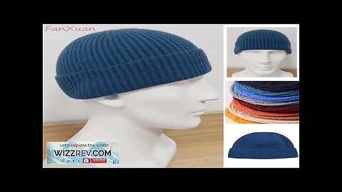 Winter Hats for Men Beanies Skullies Solid Color Short Men's Hat Skullcaps Review