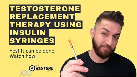 Insulin syringes for testosterone replacement??