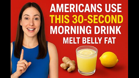 Americans Use THIS 30-Second Morning Drink to Melt Belly Fat Fast!