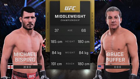 Michael Bisping Vs Bruce Buffer UFC Middleweight Championship Bout