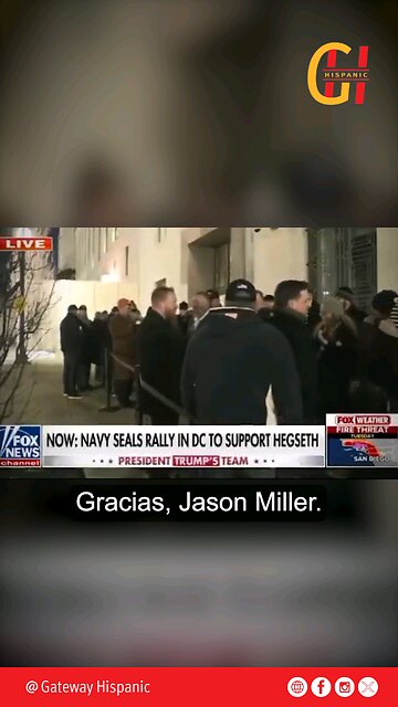 Veterans line up on Capitol Hill in support of Pete Hegseth