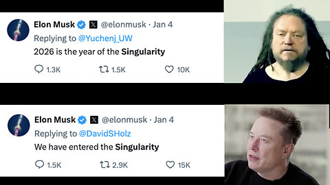 The Singularity | “2026 is the year of the Singularity...”- Elon Musk (1/4/26) + What Is Singularity? “There Will Be An Apocalyptic Event That Ends Everything We Know, This Is Called The Singularity.” - Jaron Lanier + Gold Hits $4,483.40?
