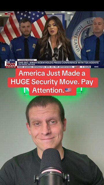 Kristi Noem just announced a HUGE security move for America 🇺🇸✈️