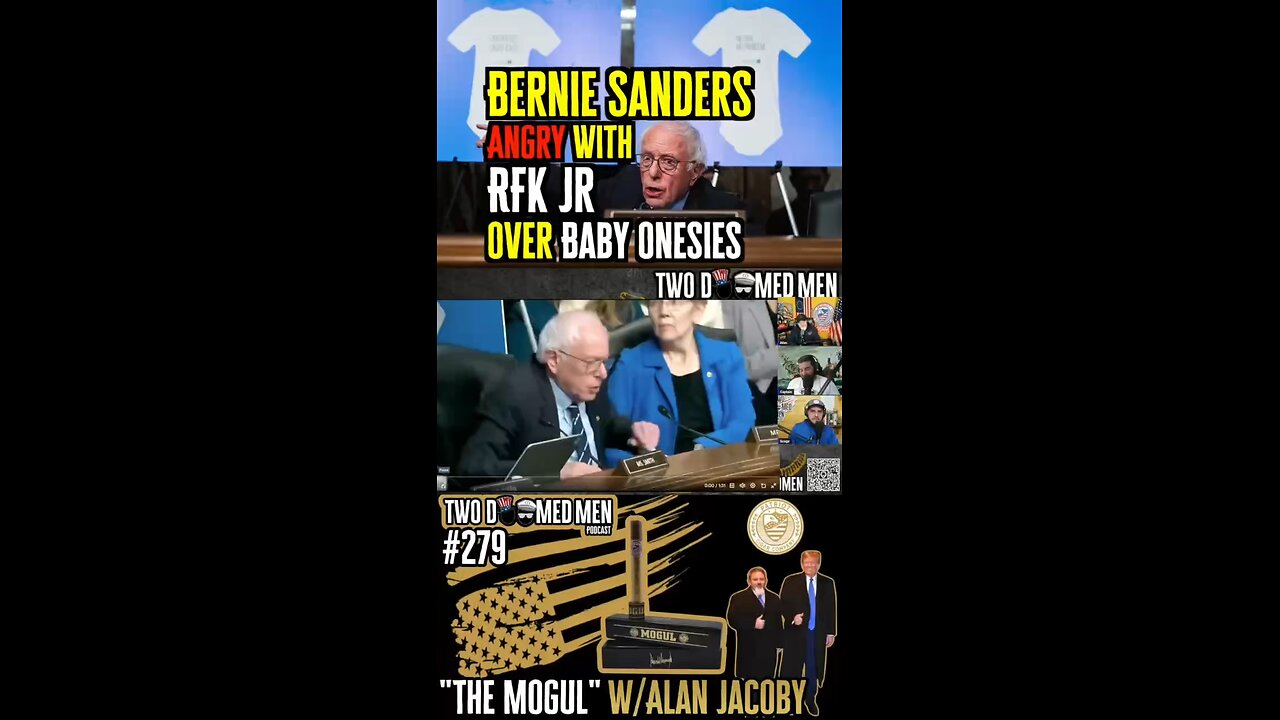Bernie Sanders Angry With RFK Jr Over Baby Onesies