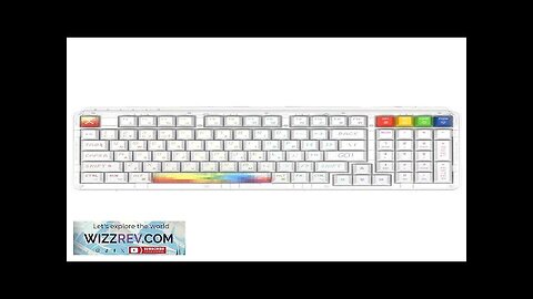 Xiaomi MIIIW ART Rainbow Pixel 83 Keys Wireless Mechanical Gaming Keyboard Three-mode Review