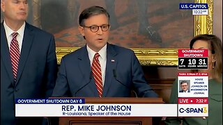 Speaker Johnson GOES OFF On Dems Over Gov't Shutdown