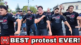 New Zealand SHUTS DOWN Pride Parade with WILD Haka Dance!