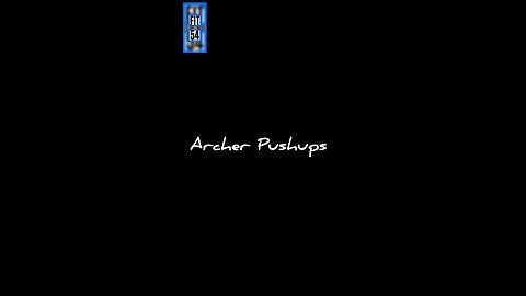 Archer push-ups