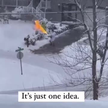 It's a great idea if you have a flamethrower in your pantry