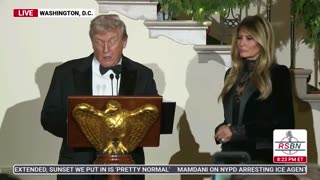 WATCH: President Trump Delivers Remarks at the Congressional Ball Grand Foyer - 12/11/25